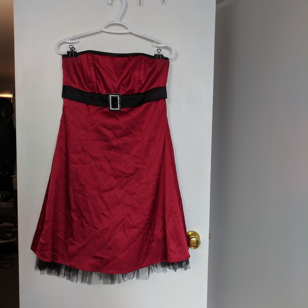 Red and Black Special Occasion Dress